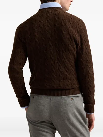 Polo Ralph Lauren Sweater In Brown