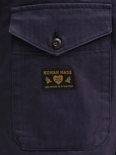 Human Made Cotton Trousers In Blue