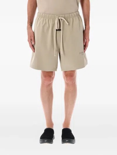 Essentials Drawstring-waistband Track Shorts