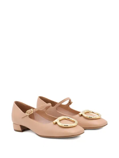 Ferragamo 'marry' Heel In Neutral