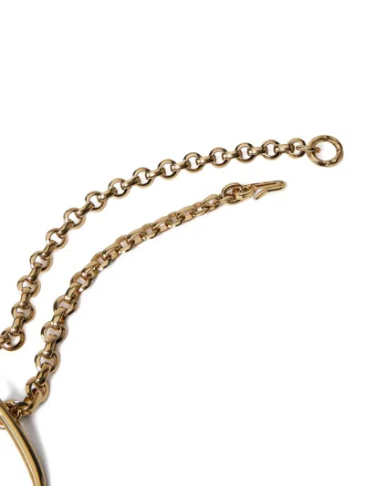 Chloé Women Logo Motif Iconic Belt In Gold