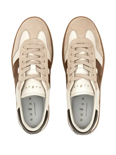 Hogan H698 Platform Sneakers In Brown