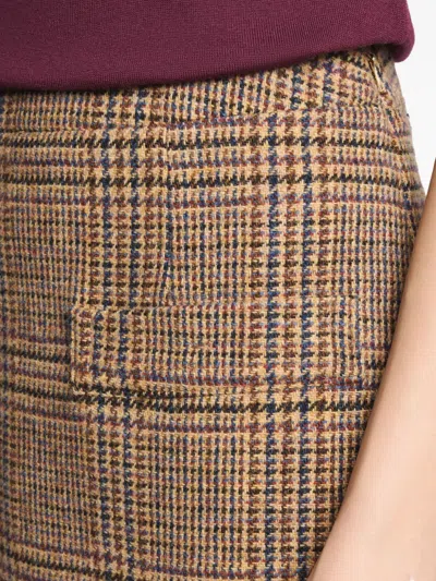 Fay Checked Mini Skirt