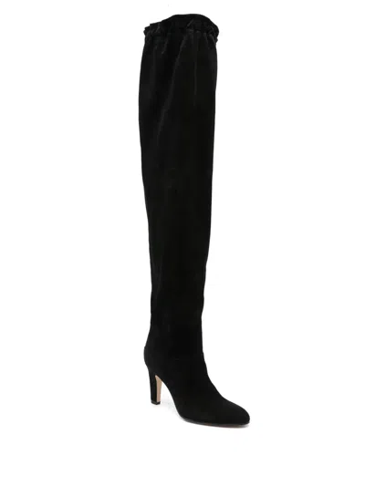 Chloé Chloe Eve Suede Over-the-knee Boots In Black