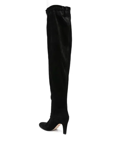Chloé Chloe Eve Suede Over-the-knee Boots In Black