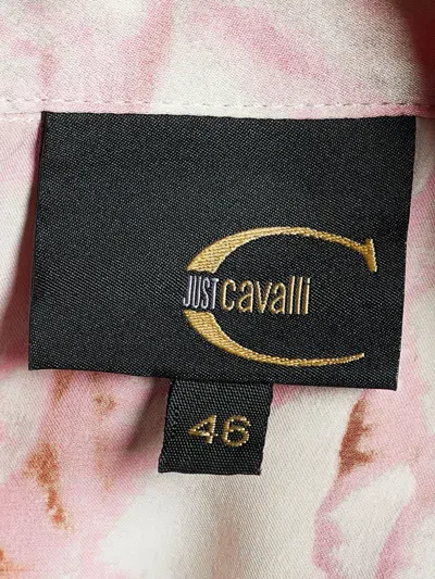 Pre-owned Just Cavalli Vintage  Printed Silk Shirt