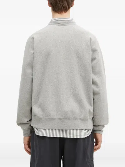 Human Made Heart-logo Sweatshirt In Gray