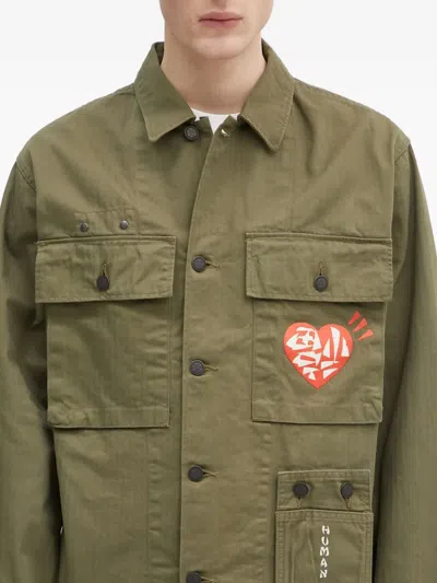 Human Made Military Shirt In Green
