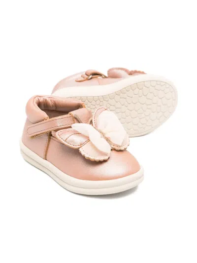 Donsje Vlindi Butterfly-embellished Sneakers In Pink