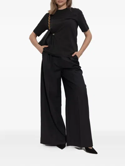 Kenzo Safety-pin Detail T-shirt In Black