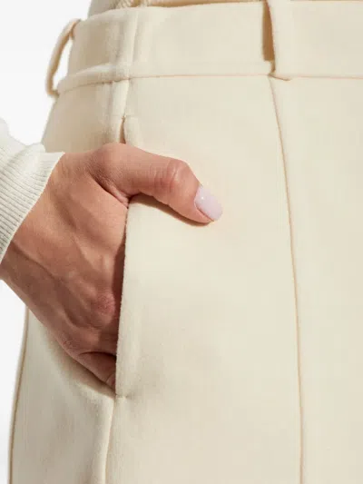 Jil Sander Wool Mini Skirt In Neutral