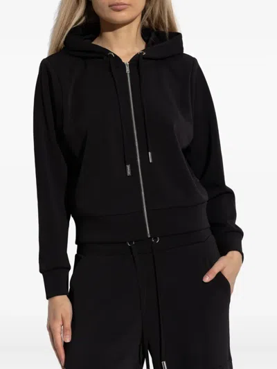 Michael Michael Kors Zip-up Hoodie In Black