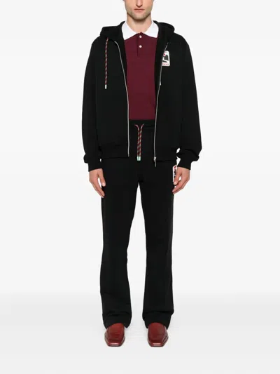 Casablanca Drawstring Sweatpants In Black