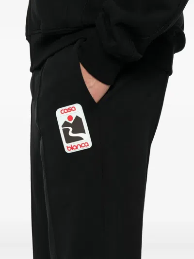Casablanca Drawstring Sweatpants In Black