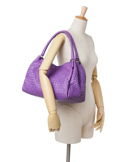 Pre-owned Bottega Veneta 2012-2024 Nappa Intrecciato Parachute Tote Bag
