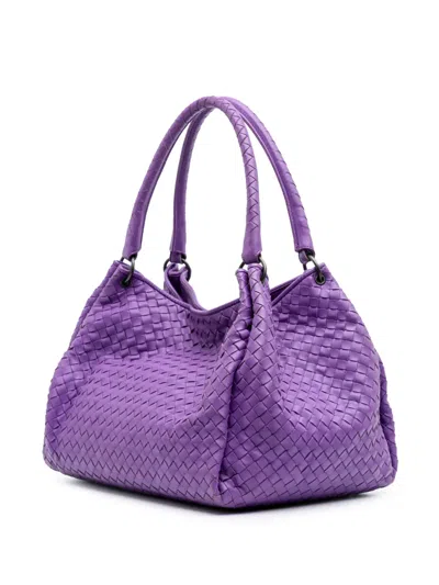 Pre-owned Bottega Veneta 2012-2024 Nappa Intrecciato Parachute Tote Bag