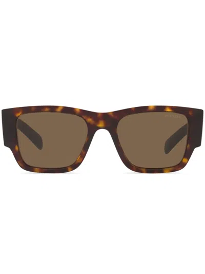 Prada Tortoiseshell-effect Square Sunglasses