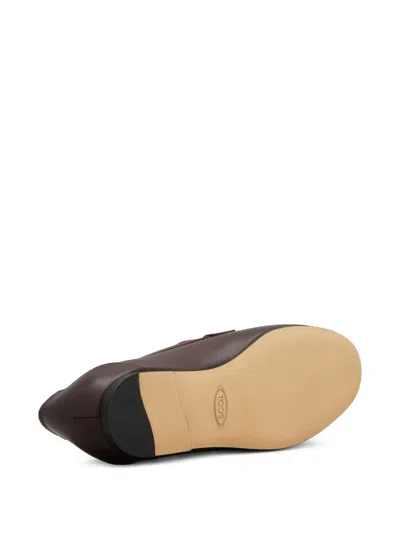 Tod's Mocassino In Pelle Con Barra Metallica In Multi