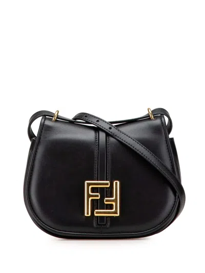 Pre-owned Fendi 2000-2010 Mini Leather C Mon Crossbody Bag