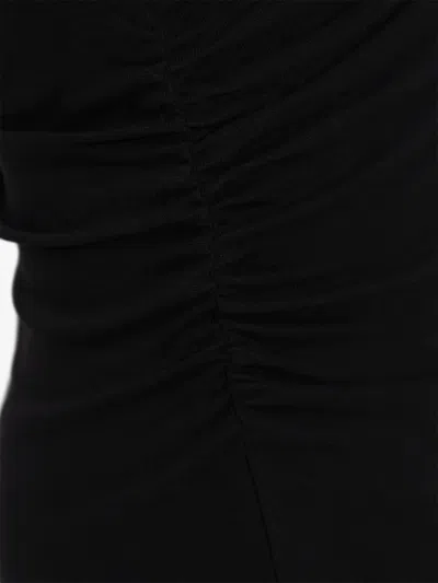 Allsaints Anna Short-sleeve Cotton Maxi Dress In Black