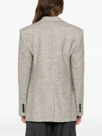 Stella Mccartney Single-breasted Blazer In Gray