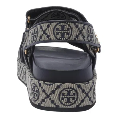 Tory Burch 35mm T Mono Kira Sport Jacquard Sandals