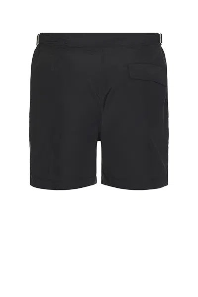Onia Calder Buckle 5 Swim Trunk In Black