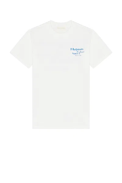 Museum Of Peace And Quiet Mopq Resort Tee In White