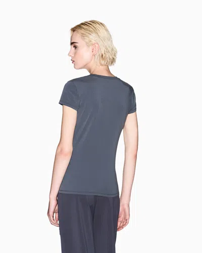 Armani Exchange Slim Fit T-shirts In Gray