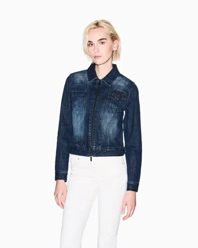 Armani Exchange Denim Jackets In Blue