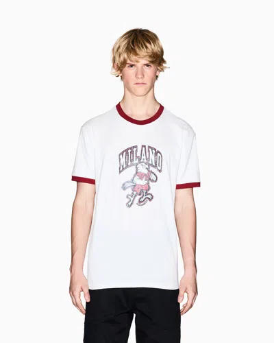 Armani Exchange Regular Fit T-shirts In White
