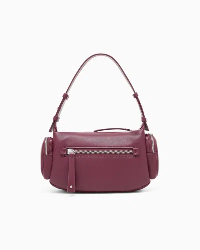 Armani Exchange Large Shoulder Bag With Side Pockets