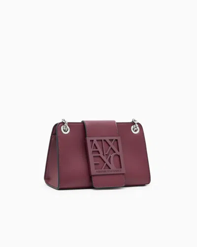 Armani Exchange Trapeze Shoulder Bag With Logo