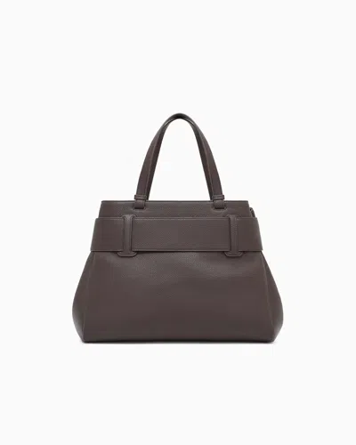 Armani Exchange Large Shoulder Bag With Asv Logo Detail