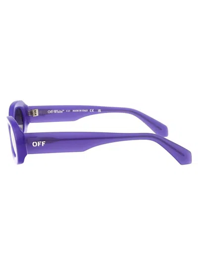 Off-white Sunglasses In Purple