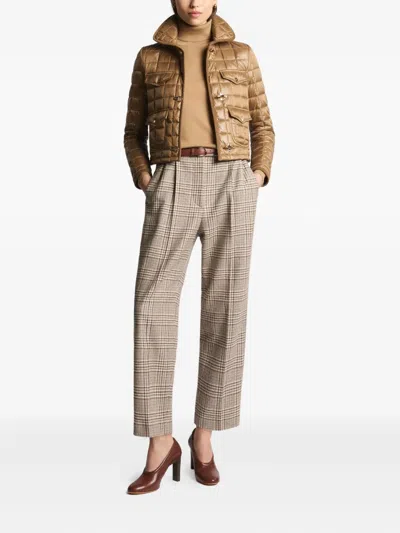 Fay Quilted Jacket In Neutral