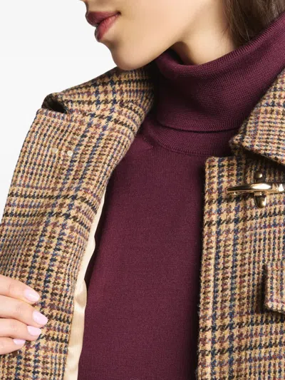 Fay Checked Jacket