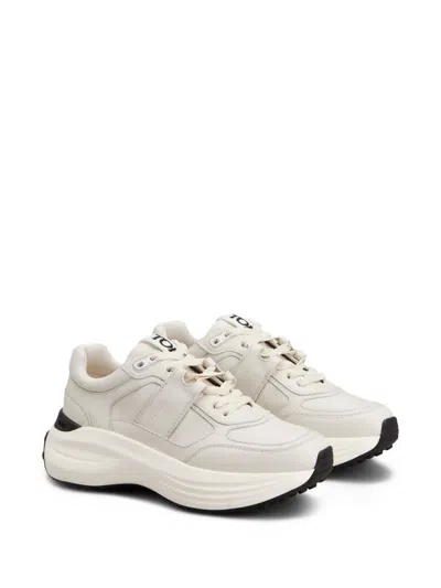 Tod's Leather Trainers In White