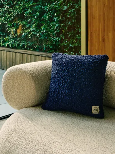 Tom Dixon Bobble Cushion (45cm X 45cm) In Blue