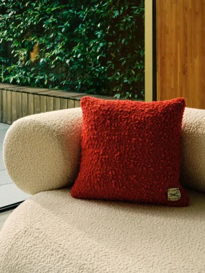 Tom Dixon Bobble Cushion (45cm X 45cm) In Red