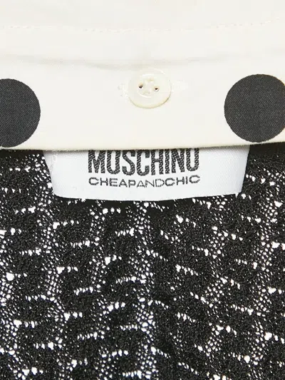 Pre-owned Moschino Knitted Sleeveless Top In Black