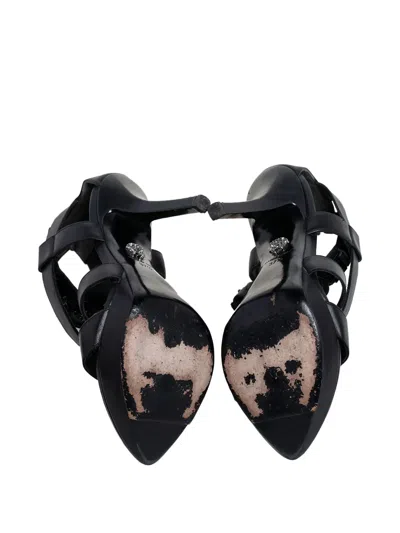 Pre-owned Versace 袢带厚底凉鞋（13厘米，典藏款）