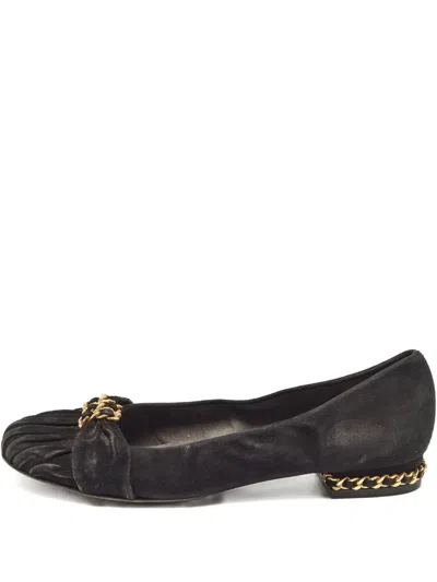 Pre-owned Stuart Weitzman  Chain-detail Flats