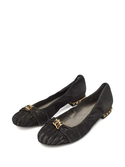 Pre-owned Stuart Weitzman  Chain-detail Flats