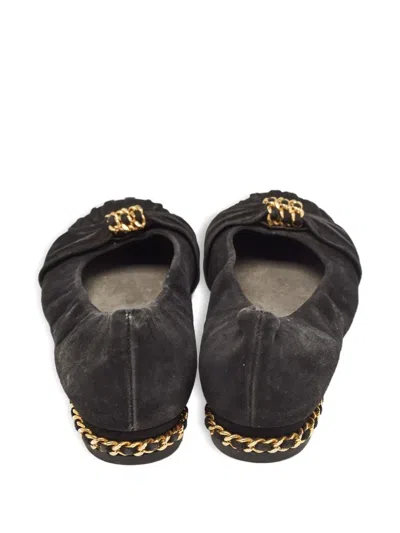 Pre-owned Stuart Weitzman  Chain-detail Flats