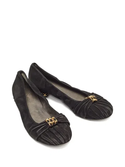Pre-owned Stuart Weitzman  Chain-detail Flats