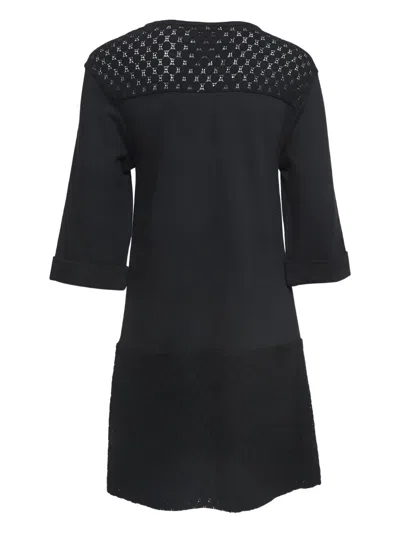 Pre-owned See By Chloé Vintage Lace-insert Dress