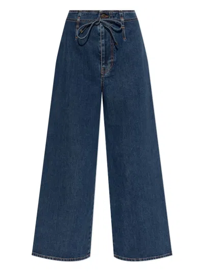 Etro Wide-leg Jeans In Blue
