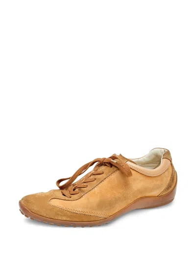 Pre-owned Tod's Vintage  Suede Lace-up Sneakers