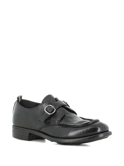 Officine Creative Monk-strap Loafers In Black